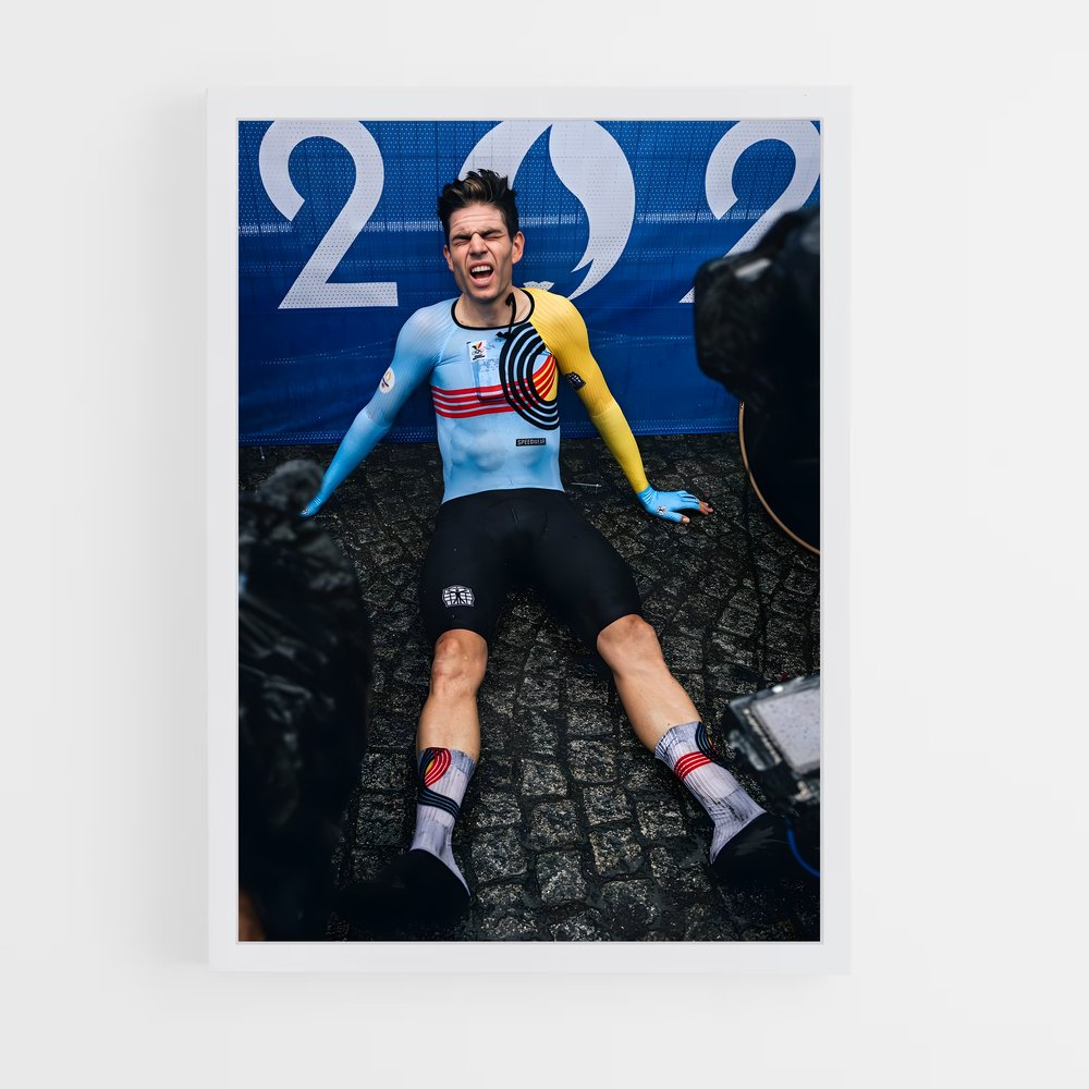 Poster Wout de van – affiche Cyclisme (vue 3)